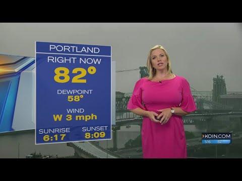 5 p.m. Monday evening forecast KOIN 6 News Aug. 20, 2018