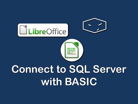 LibreOffice Connect to SQL Server with BASIC