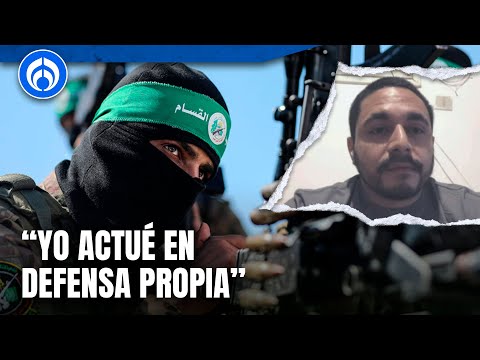 Mexicano en Israel relata cómo abatió a un miliciano de Hamas: "Yo sólo tenía un cuchillo"