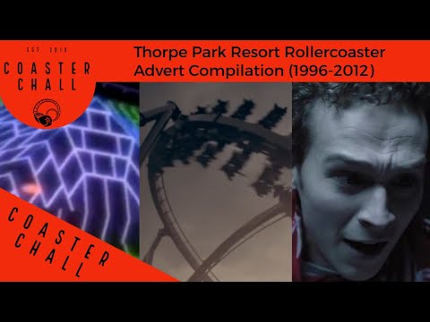 Thorpe Park Resort Rollercoaster Advert Compilation (1996-2012)