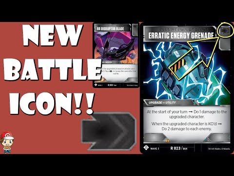 New Battle Icon for the Transformers TCG! (Plus 2 Awesome New Upgrades!) Video