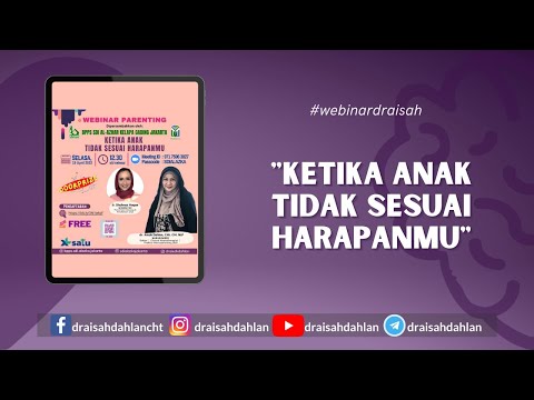 dr. AISAH DAHLAN, CHt., CM.NLP : 𝐊𝐞𝐭𝐢𝐤𝐚 𝐀𝐧𝐚𝐤 𝐓𝐢𝐝𝐚𝐤 𝐒𝐞𝐬𝐮𝐚𝐢 𝐇𝐚𝐫𝐚𝐩𝐚𝐧𝐦𝐮