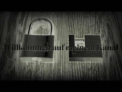 Vorhänge-Bügelschloss öffnen/Fahrradschloss knacken/Vorhängeschloss knacken/crack padlock/Schloss op