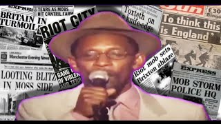 Linton Kwesi Johnson - The Great Insurrection (acapella) - Making History (live)
