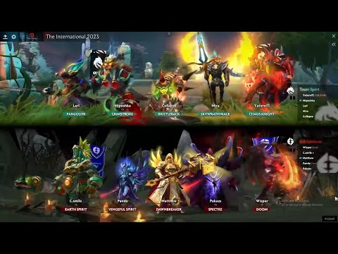 The International 2023  |  Group Stage | Team Spirit vs Evil Geniuses - Game 1