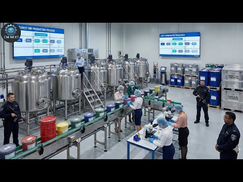Inside a Security Ink Factory: How Anti-Counterfeit Banknote Ink Is Made (Full Process)