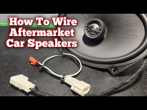 How To Easily WIRE A New Aftermarket Speakers in a Car or Truck