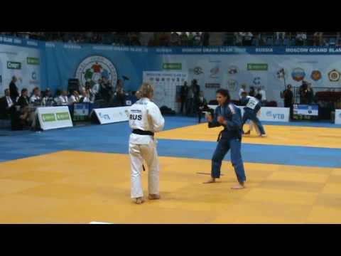 Judo, Mareen Kraeh VS Elena Pryanichnikova, Grand Slam Moscow 2009