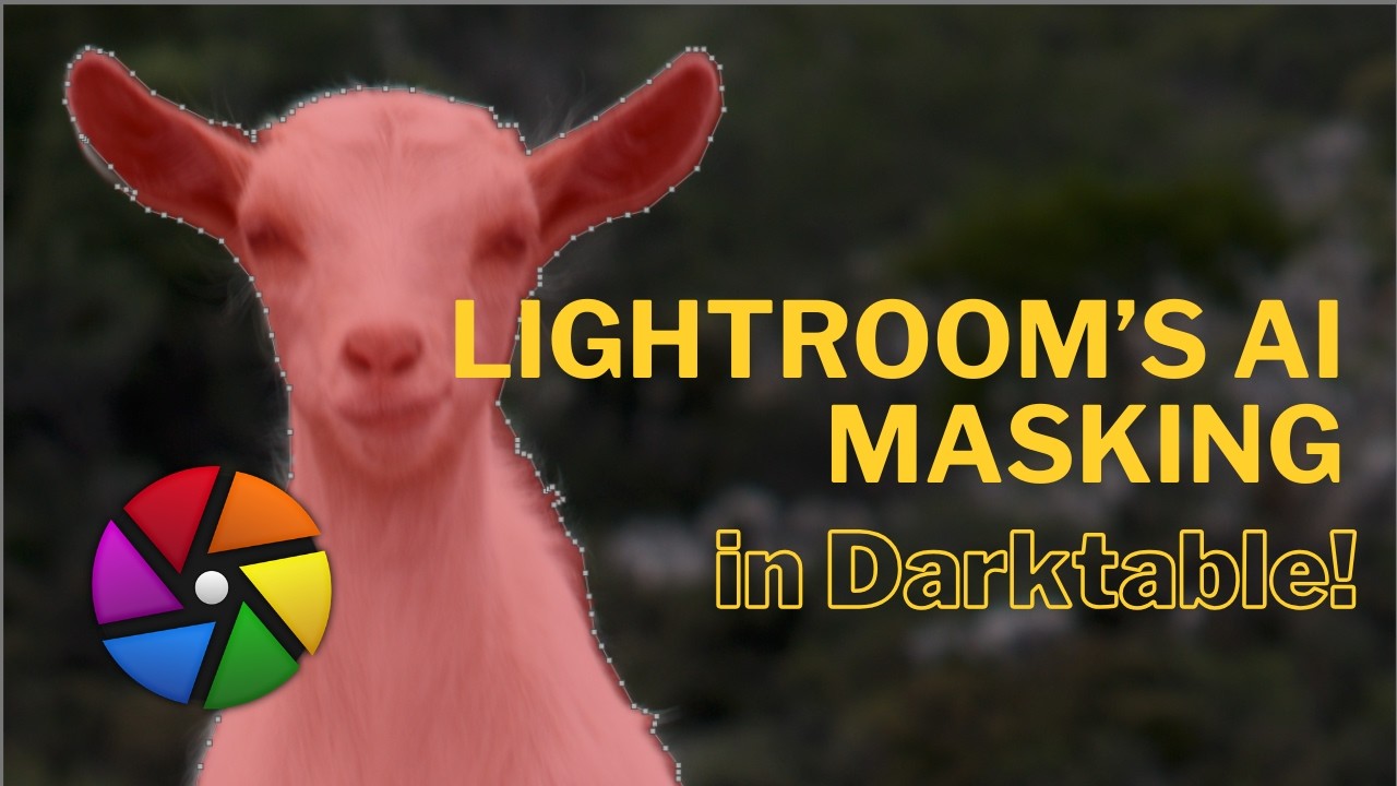 Darktable 5.6 AI Object Masking