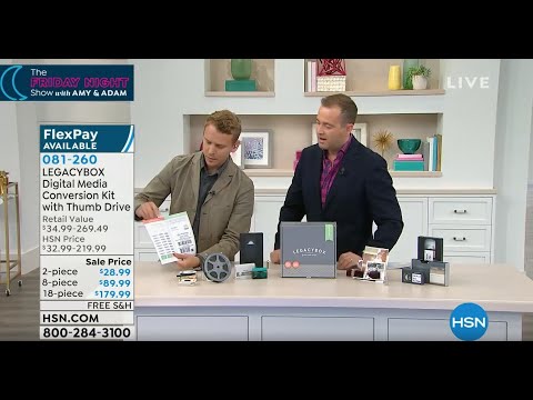 HSN's "The Friday Night Show with Amy and Adam" Features Legacybox