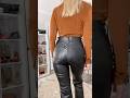 How To Style Leather Pants Shortsfeed Fashion