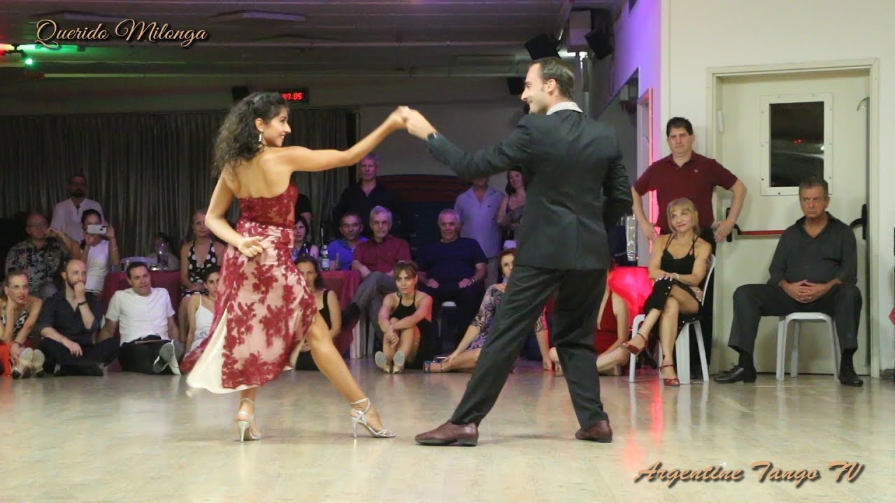 Lorena Tarantino y Gianpiero Ya Galdi  - Tango - (2/4) - Querido Milonga, Tel-Aviv - 13-09-2019
