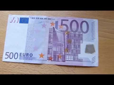500 EURO banknote review
