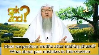 Must we do Wudu after Ghusl or Shower? What about past mistakes in this regard? - Assim al hakeem