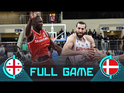 Georgia v Denmark | Full Basketball Game | FIBA EuroBasket 2025 Qualifiers