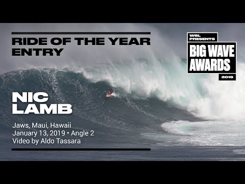 Nic Lamb at Jaws 2 - 2019 Ride of the Year Entry - WSL Big Wave Awards