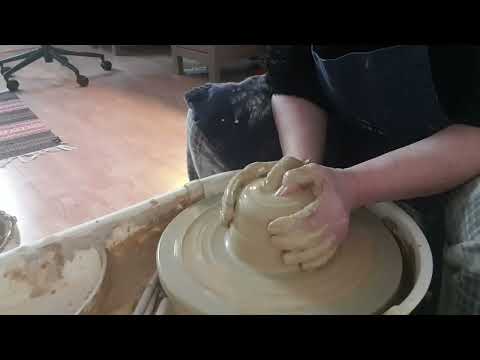 dreja min första större skål med rak kant