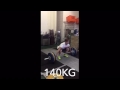 1/6抓舉Snatch 140KG