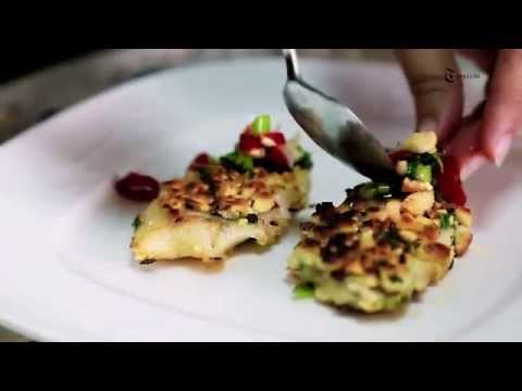 Peanut Crusted Red Mullet with Sweet Chilli Sauce