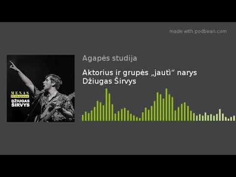 Aktorius ir grupės „jautì“ narys Džiugas Širvys