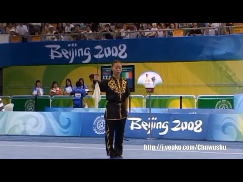 World Wushu Champion Jade Xu - Broadsword Beijing 2008