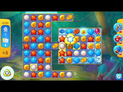 Fishdom 6750 Level - 16 moves - NO BooSTERS