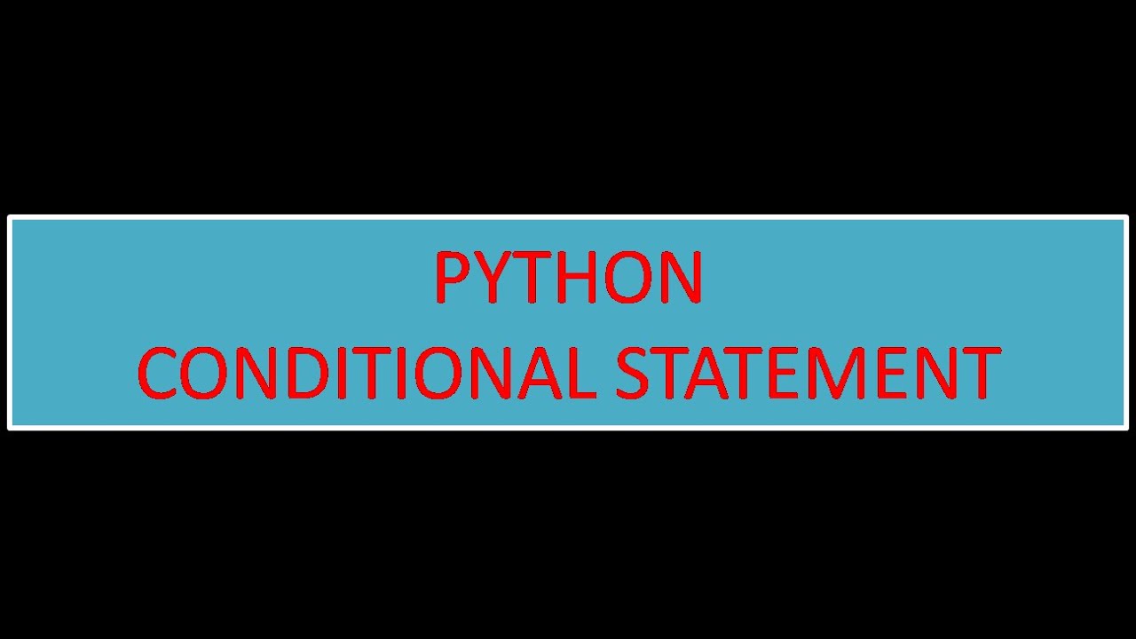 Lecture 3 Control Flow (Conditional Statements)