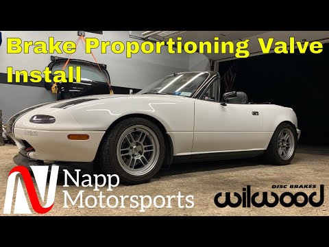 Brake Proportioning Valve Install - Miata Install and Adjustment (Wilwood)