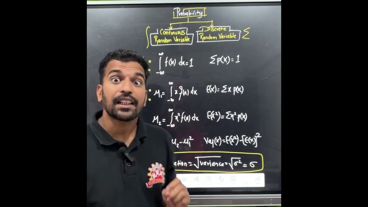 Last Minute Revision(LMR) ||Probability || Discrete And Continuous Random Variables || Surendra sir