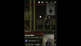JOHN FARNHAM- SECOND SKIN  HE IS UNPREDICTABLE  💜 🖤   INDEPENDENT ARTIST REACTS
