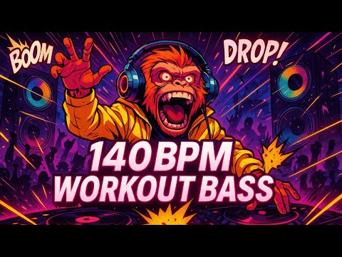🔥Energetic EDM Gym Mix Vol.3 | 140 BPM Pure Power 2025 🔥 | Move, Work & Feel the Rhythm 🎧