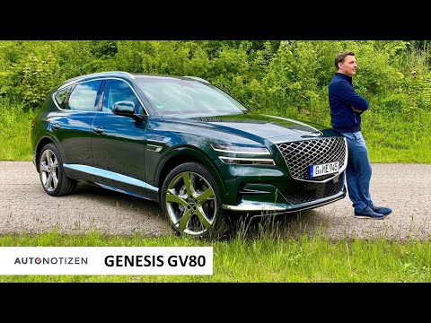 Genesis GV80: Premium-SUV mit Sechszylinder-Diesel im Test | Review | Fahrbericht | Autobahn | 2021