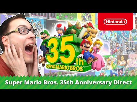 Reaction: Super Mario Bros. 35th Anniversary Direct (Nintendo Switch / Deutsch)