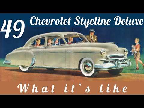 1949 Chevy Stlyeline Deluxe, chevys all new post war design!
