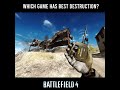 Which game has the best Destruction?