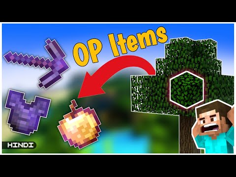 Minecraft: OP Items from Tree Leaves 🌿😱