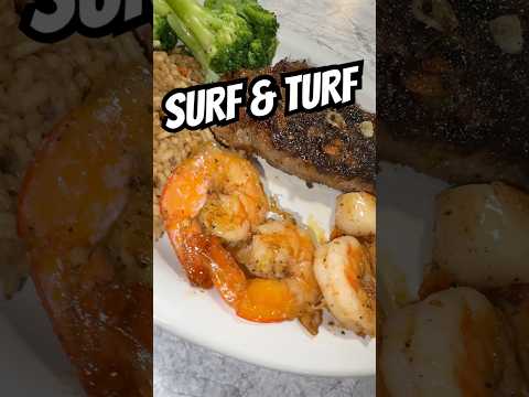 Cast Iron Surf & Turf: Garlic Butter Shrimp Meets Seared Grass-Fed Steak at Home