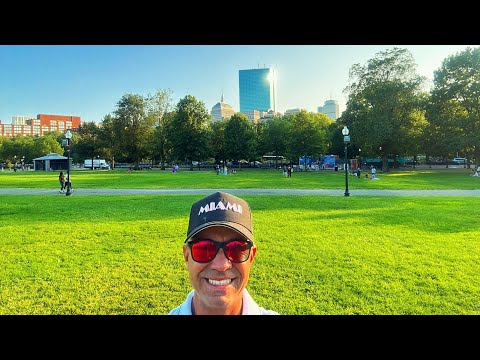Sunset at Boston Common: A unique experience in the green paradise, America's oldest park (4K) #usa