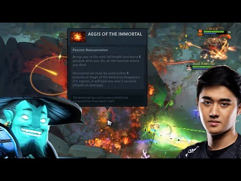 Abed Storm Spirit casually stealing both Aegis and Cheese | Dota2Orbs