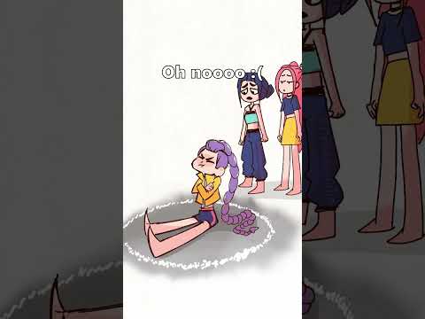 Jinu is happy when Rumi is mad 🤣🤣🤣 #animationmeme #kpopdemonhunters #rujinu