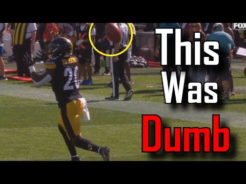 Mental mistake results in Special Teams TD | Pittsburgh Steelers Vs Seattle Seahawks