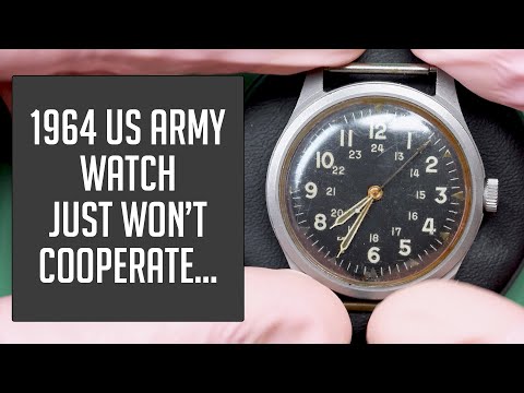1964 US Military Vintage Watch Restoration