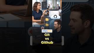 Git vs GitHub Explained in 60 Seconds | Git vs GitHub for Beginners | #Shorts | #Simplilearn