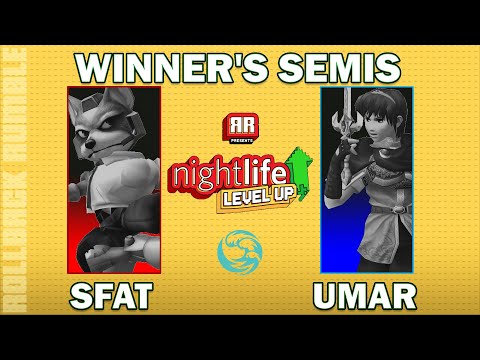SFAT (Fox) vs Umarth (Marth) | Winner's Semis | Nightlife Level Up!