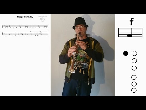 Klarinette lernen - 16 Happy Birthday (Böhm Klarinette)