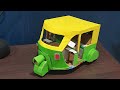 How To Make Rickshaw Tuktuk Using Cardboard DIY