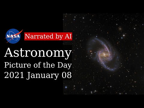 APOD: 2021-01-08 - NGC 1365: Majestic Island Universe (Narrated by Brian)