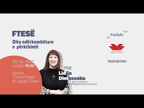 Lidija Dimkovska in Tirana