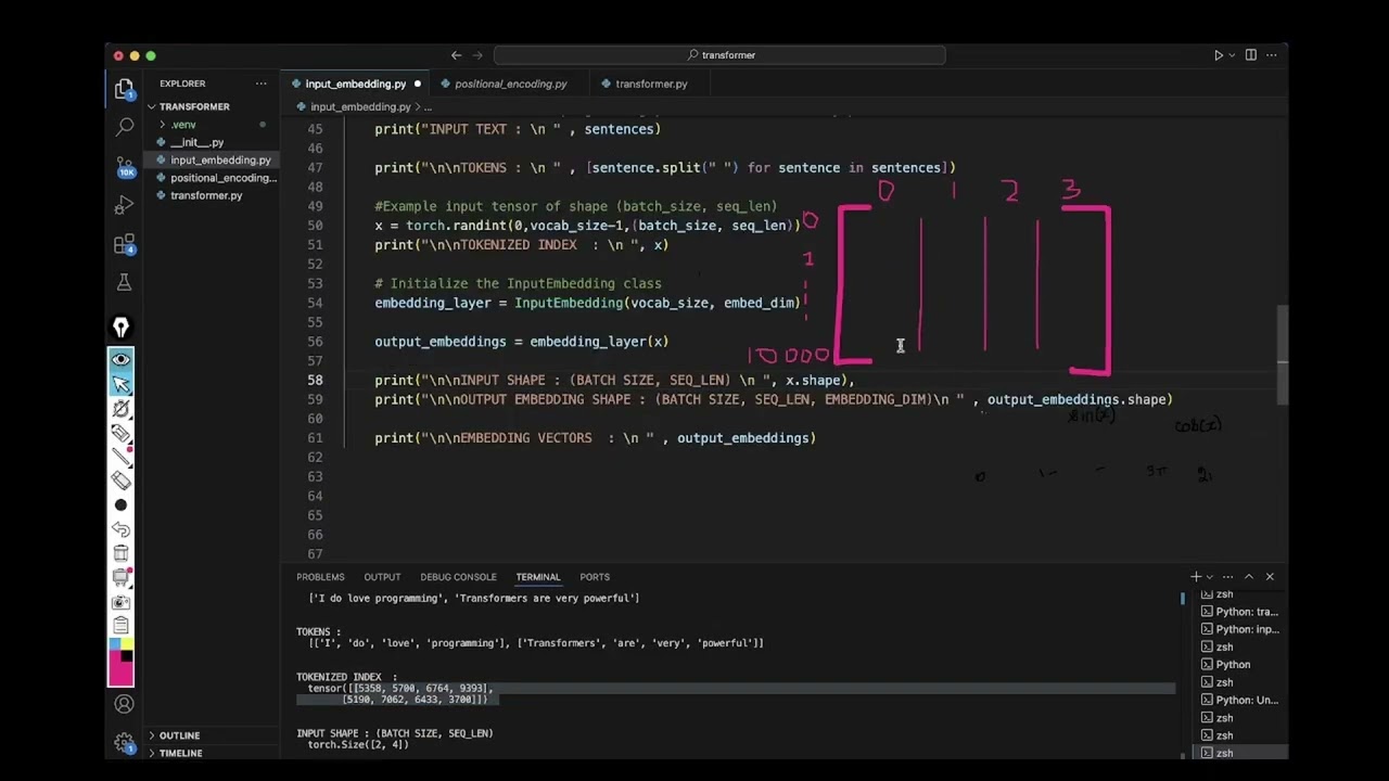 Part 2: Code Gen AI Transformers with PyTorch – Master Input Embedding & Positional Encoding
