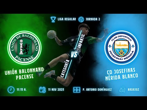 J2 UBP -Vs- CD Josefinas Blanco - Jornada 2 - Infantil (11-11-2023)